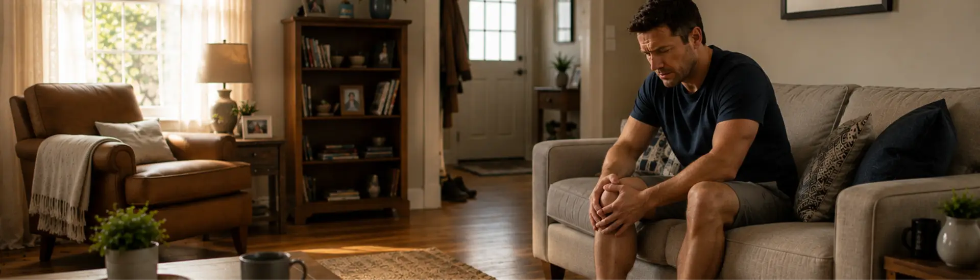 person with chronic knee pain that has not improved after cortisone shots and physical therapy