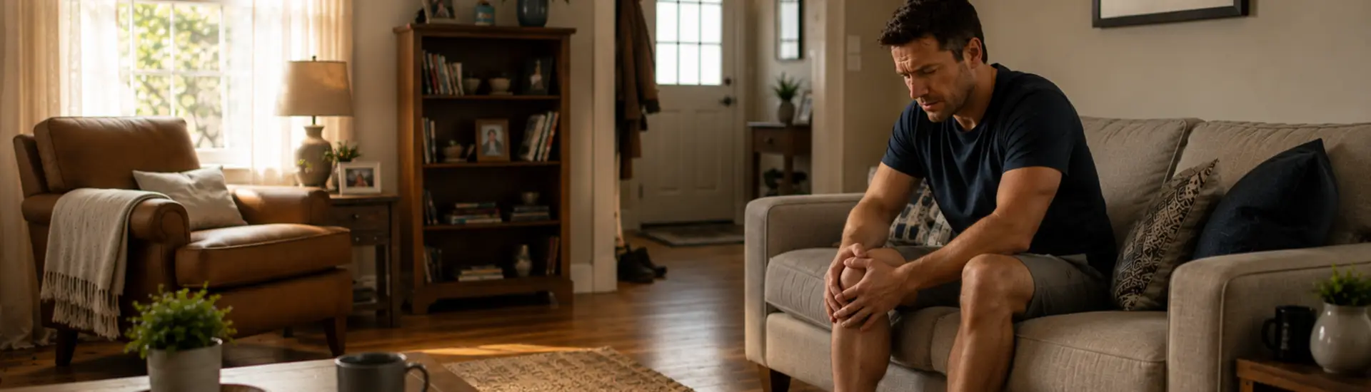person with chronic knee pain that has not improved after cortisone shots and physical therapy