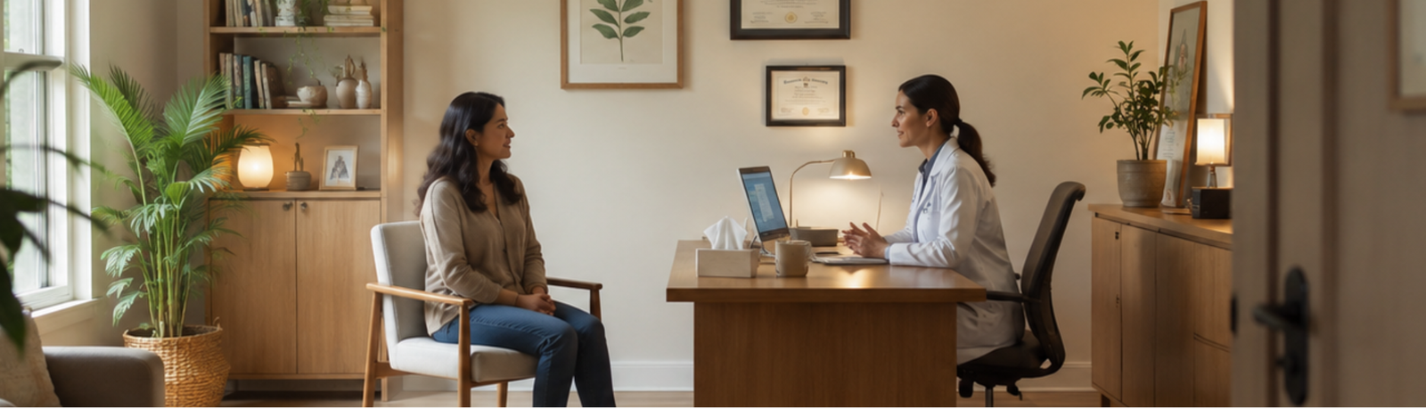 patient discussing knee replacement surgery options with specialist in Bakersfield before making a decision