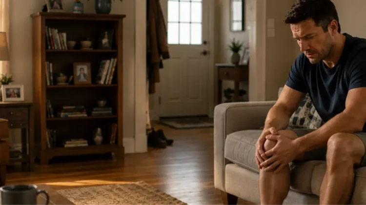 person with chronic knee pain that has not improved after cortisone shots and physical therapy